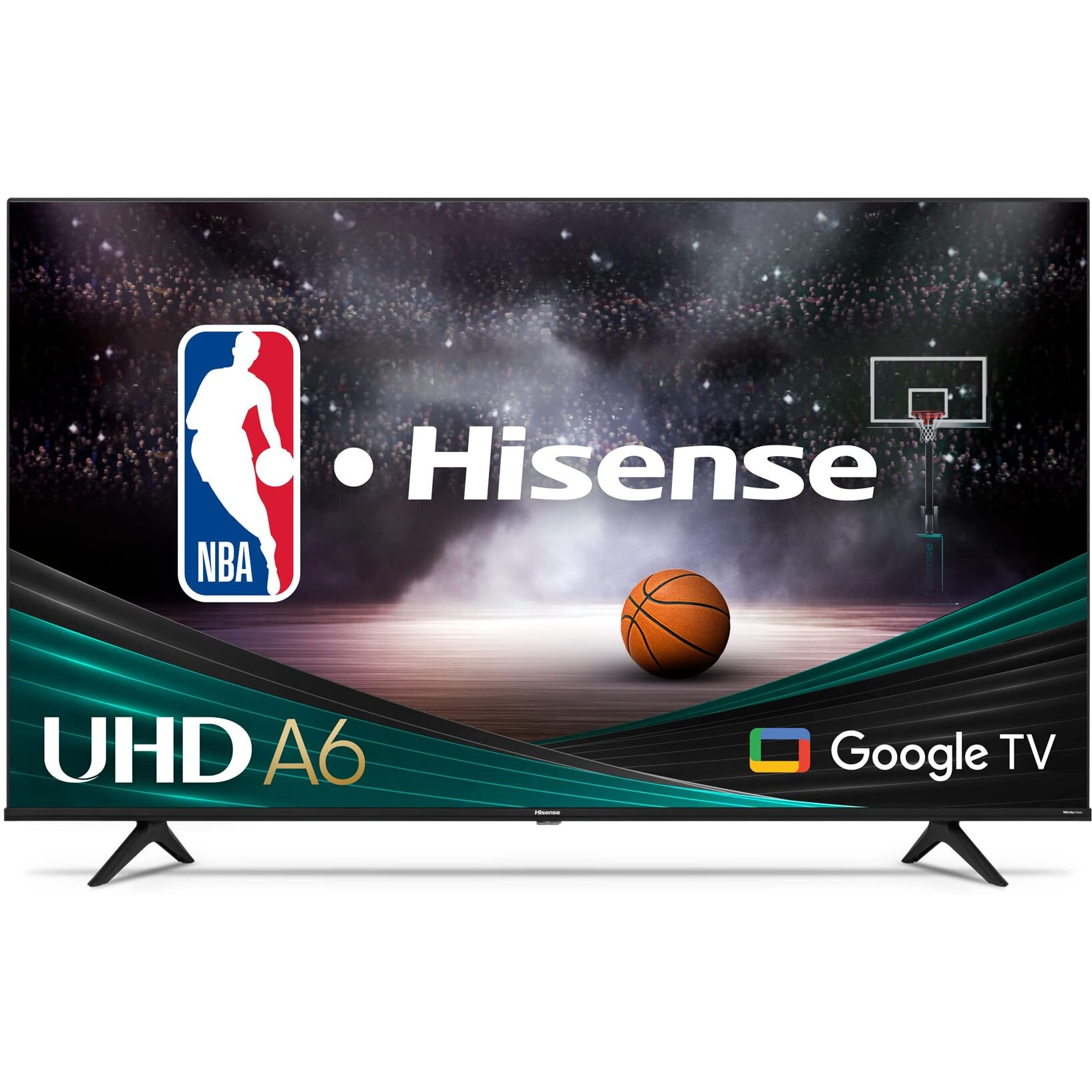Hisense A6 Series 65-Inch Class 4K Uhd Smart Google Tv With Voice Remote, Dolby Vision Hdr, Dts Virtual X, Sports & Game Modes, Chromecast Built-In (65A6H, 2022 New Model)