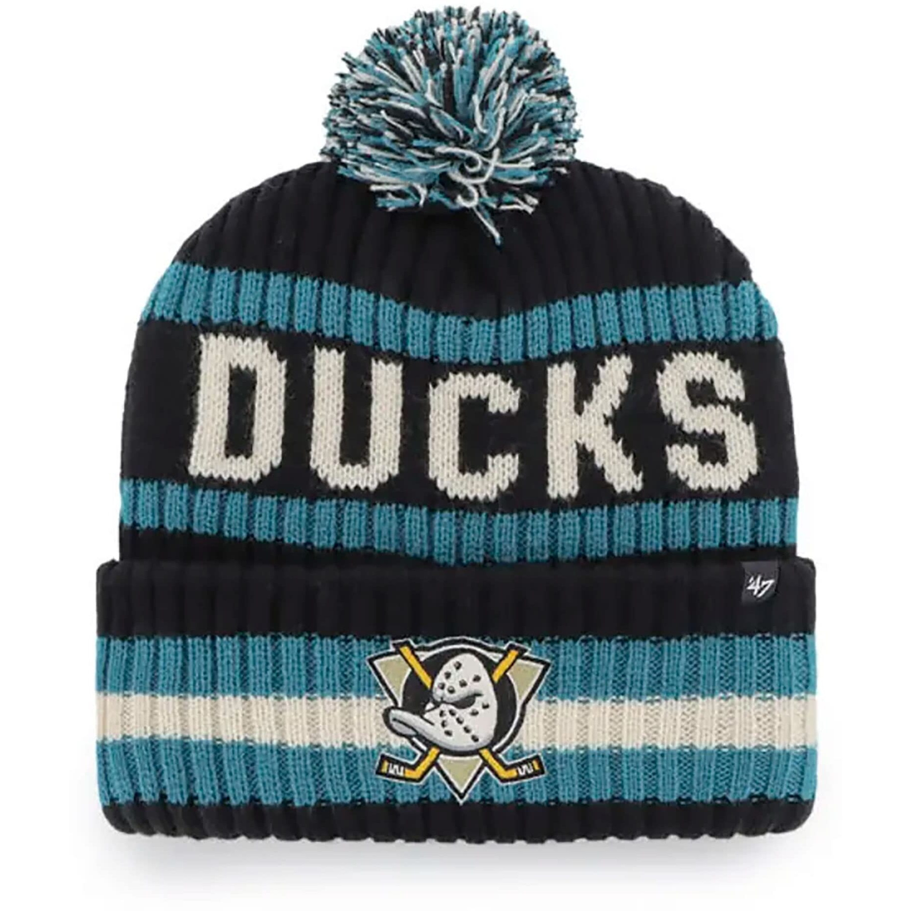 Anaheim Ducks Bering '47 Cuff Knit Osf / Black / A