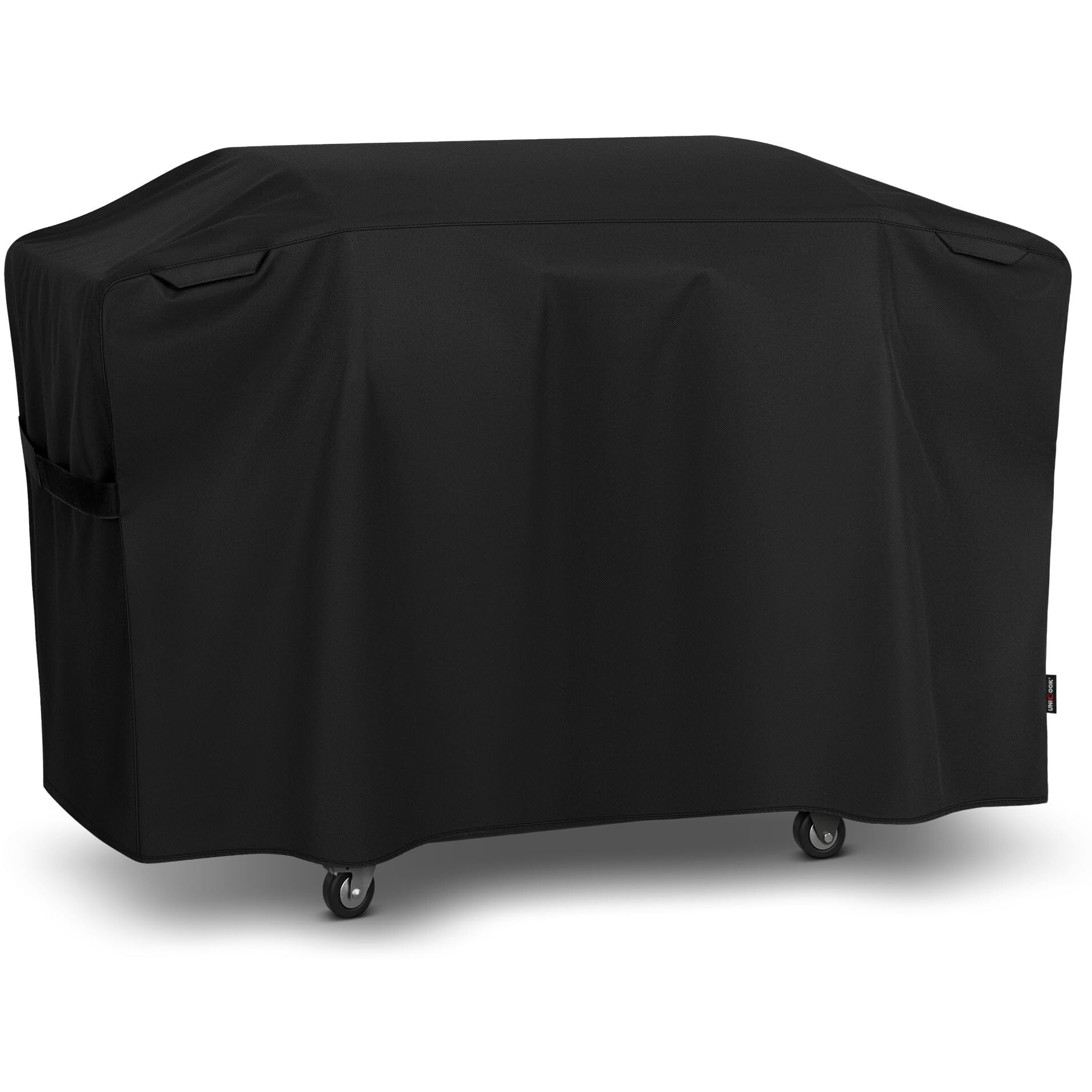 Unicook 28 Inch Proseries Griddle Cover For Blackstone, Flat Top Bbq Grill Cover For Outdoor Grill, Heavy Duty Waterproof Cooking Station Protector With Sealed Seam, 60 Inch, Black