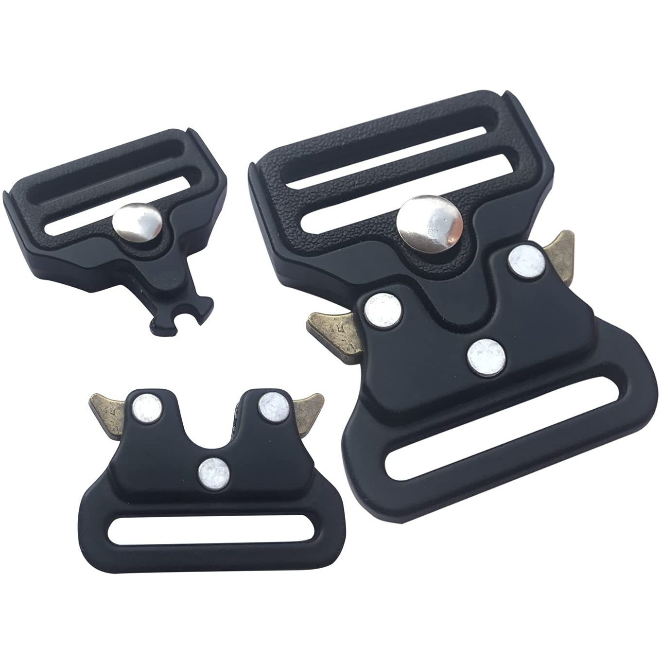 Metal Buckle Tactical Belt Heavy-Duty - 1In 2 Pack Quick Release Buckle For Buckle Replacement Txzwjz