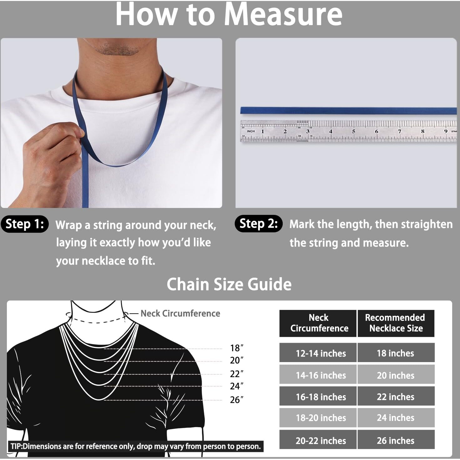 Momlovu Silver Chain For Men And Women Boys, 18K Gold Plated Men And Women 's Necklaces Chain Cuban Link Chain For Men And Women 4Mm/6Mm 18/20/22/24/26Inch