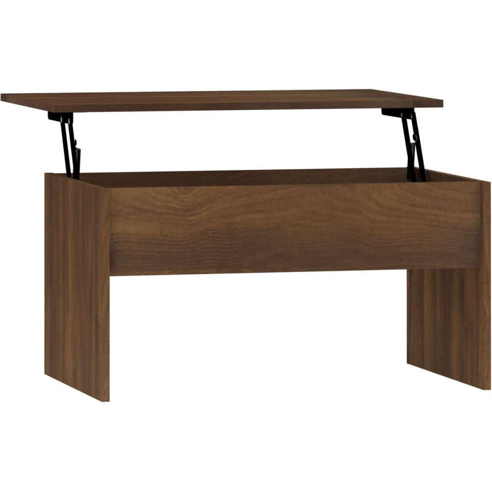 Vidaxl Coffee Table Brown Oak 31.5"&quotX19.9"&quotX16.3"" Engineered Wood