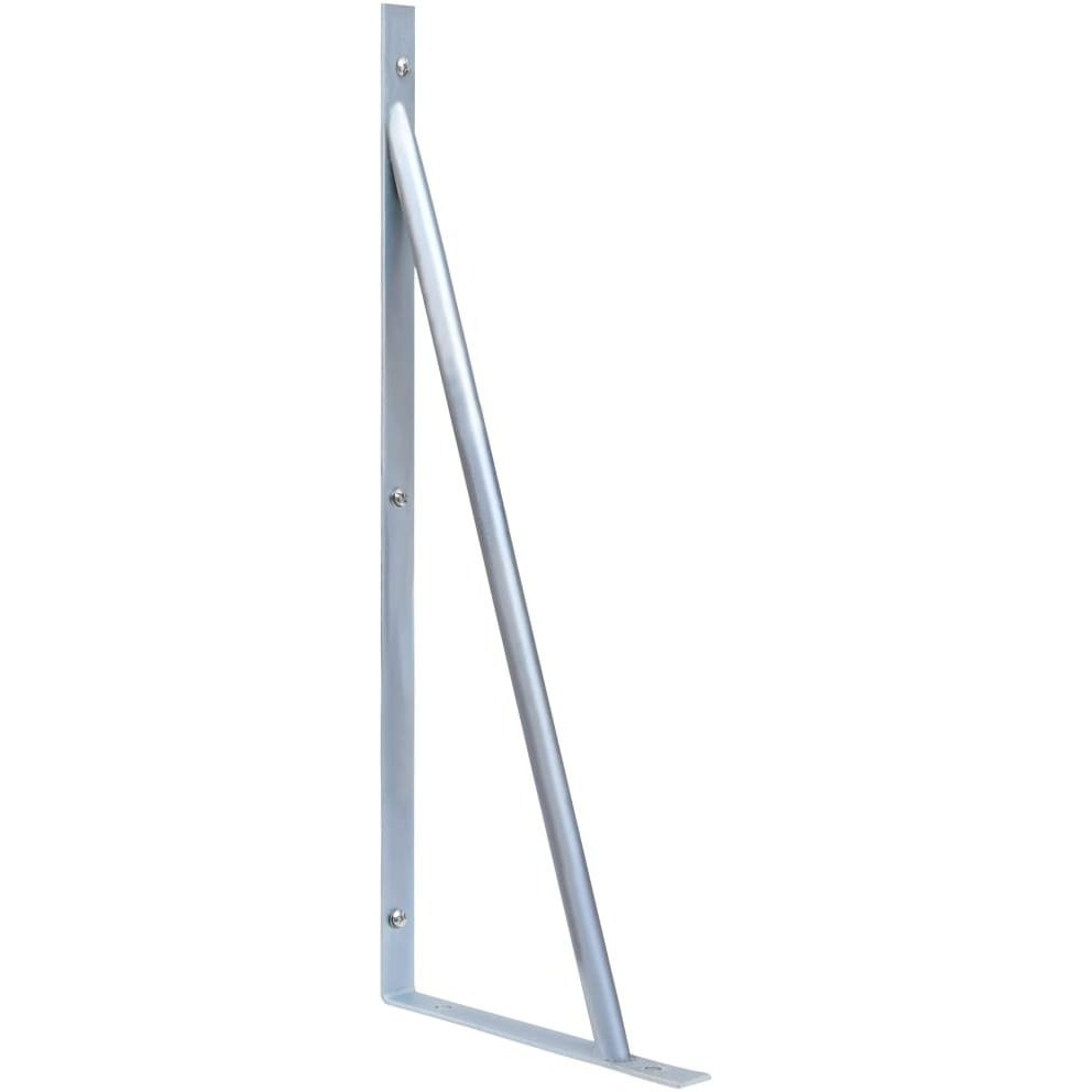 Vidaxl Support Brackets For Fence Post 3 Pcs Galvanized Steel