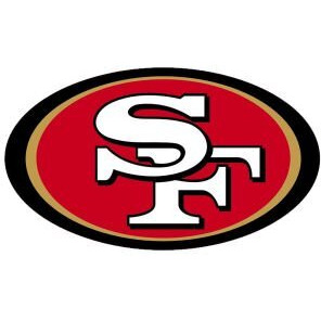 San Francisco 49Ers Decal 8X8 Die Cut Color