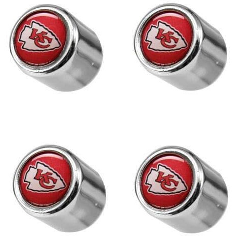 Kansas City Chiefs Valve Stem Caps