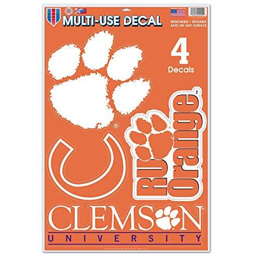 Clemson Tigers Decal 11X17 Ultra