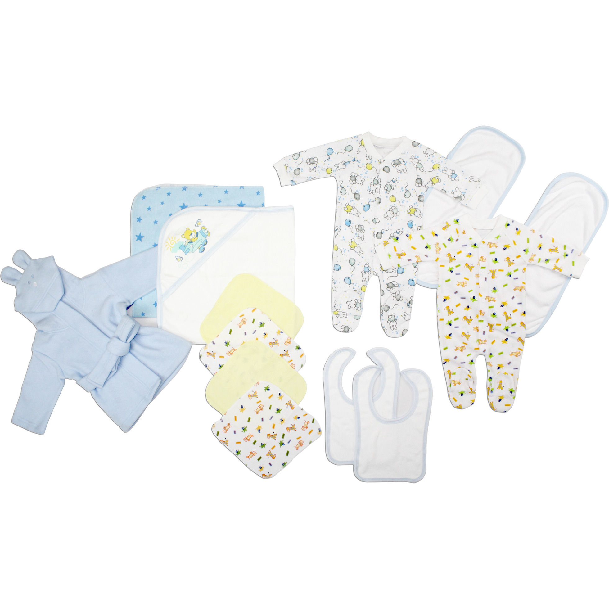 Newborn Baby Boys 13 Pc Layette Baby Shower Gift Set
