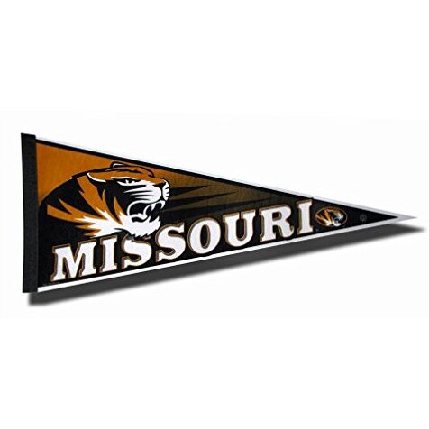Missouri Tigers Pennant 12X30 Carded Rico