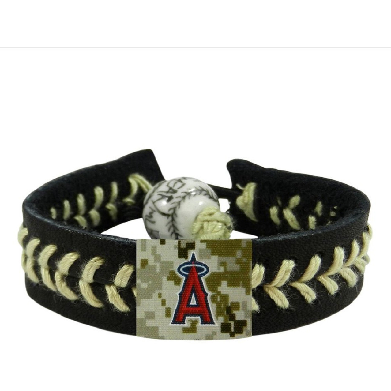 Los Angeles Angels Bracelet Team Color Baseball Camo Co