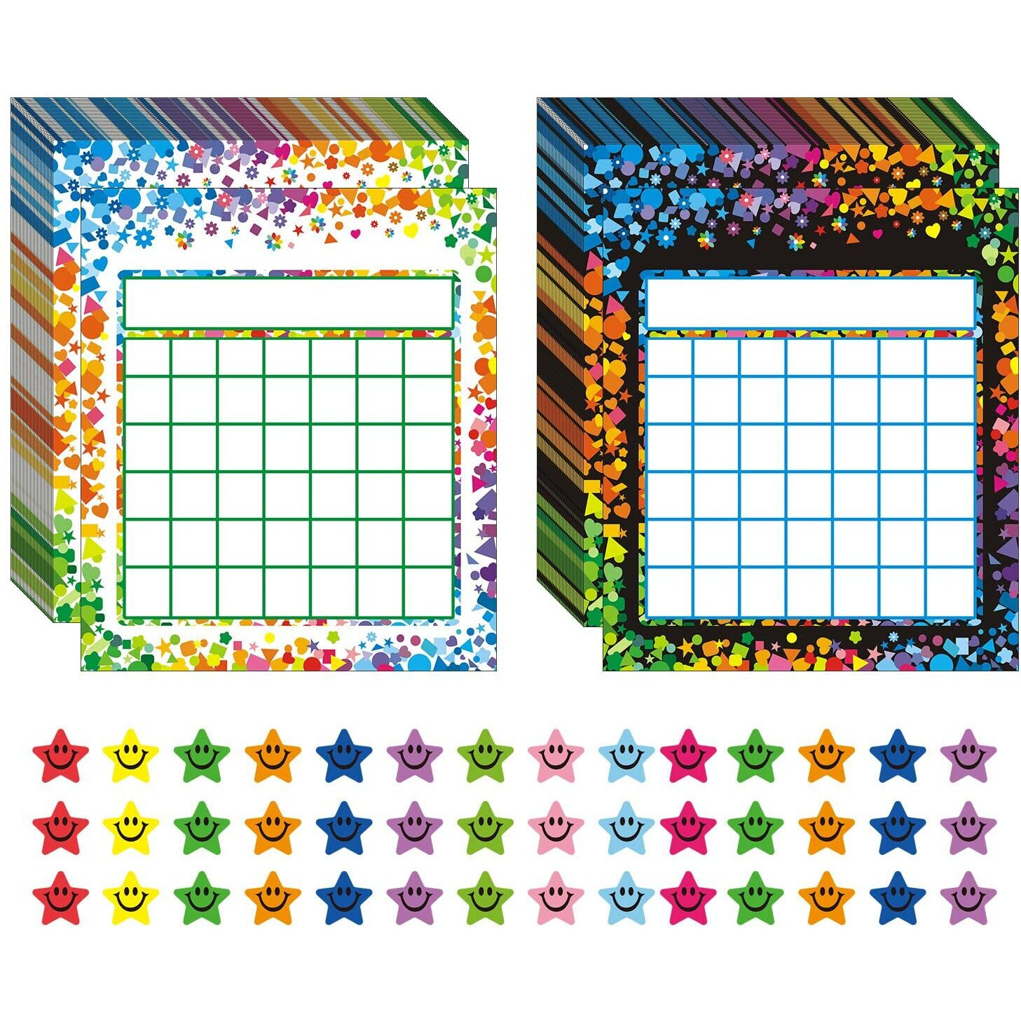 Regeleto 80 Pack Incentive Reward Chart For Classroom Home Behavior For Kids Students With 2400 Pieces Star Stickers