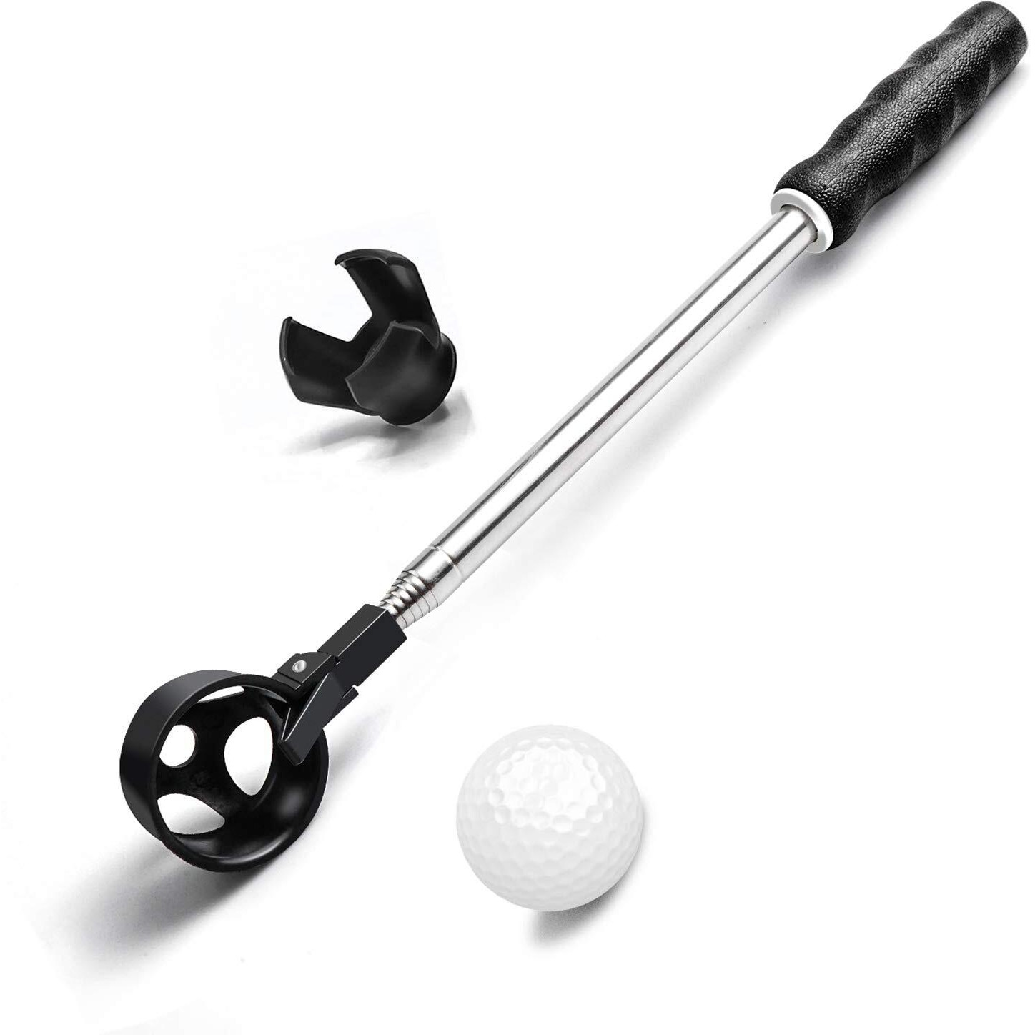 Prowithlin Golf Ball Retriever, Golf Ball Retriever Telescopic For Water With Automatic Locking Scoop, Ball Retriever Tool Golf With Grabber Tool, Golf Accessories Golf Gift For Men (9Ft)