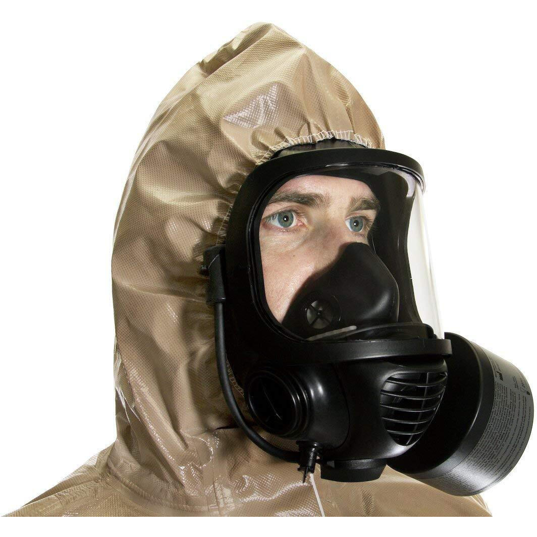 Mira Safety Suit Disposable Protective Coverall With Hood And Elastic Cuff (Lg/Xl)