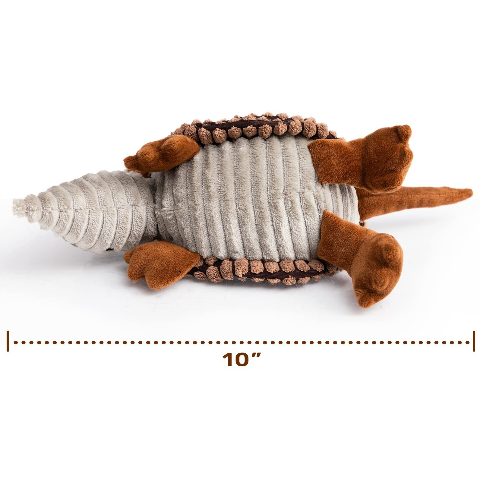Hollypet Dog Toys-Squeaky Dog Toys-Large Dog Toys-Plush Dog Toys-Big Dog Toys-Stuffed Dog Toys-Durable Dog Toys-Puppy Chew Toys-Dog Chew Toys For Small, Medium, Large Dogs, Brown