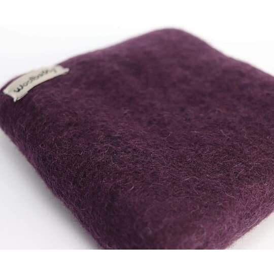 Woolbuddy Needle Felting Pad, Needle Felting Mat, Needle Felting Supplies, Foam Pad Alternative, Wool Felting Mat, Made Of Felting Wool, For Needle Felting, 6Inx6Inx1.5In (Purple)