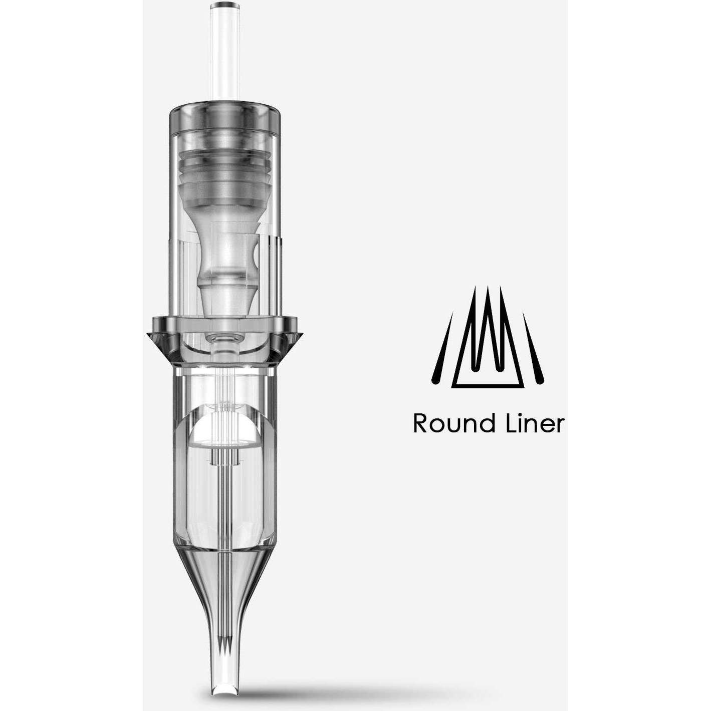 Wormhole Tattoo Cartridge Needles, 3Rl Tattoo Needles 20Pcs Disposable Tattoo Needle Cartridge Round Liner Cartridge Needles For Tattoo Pen Tattoo Machine Tattoo Supplies 1203Rl