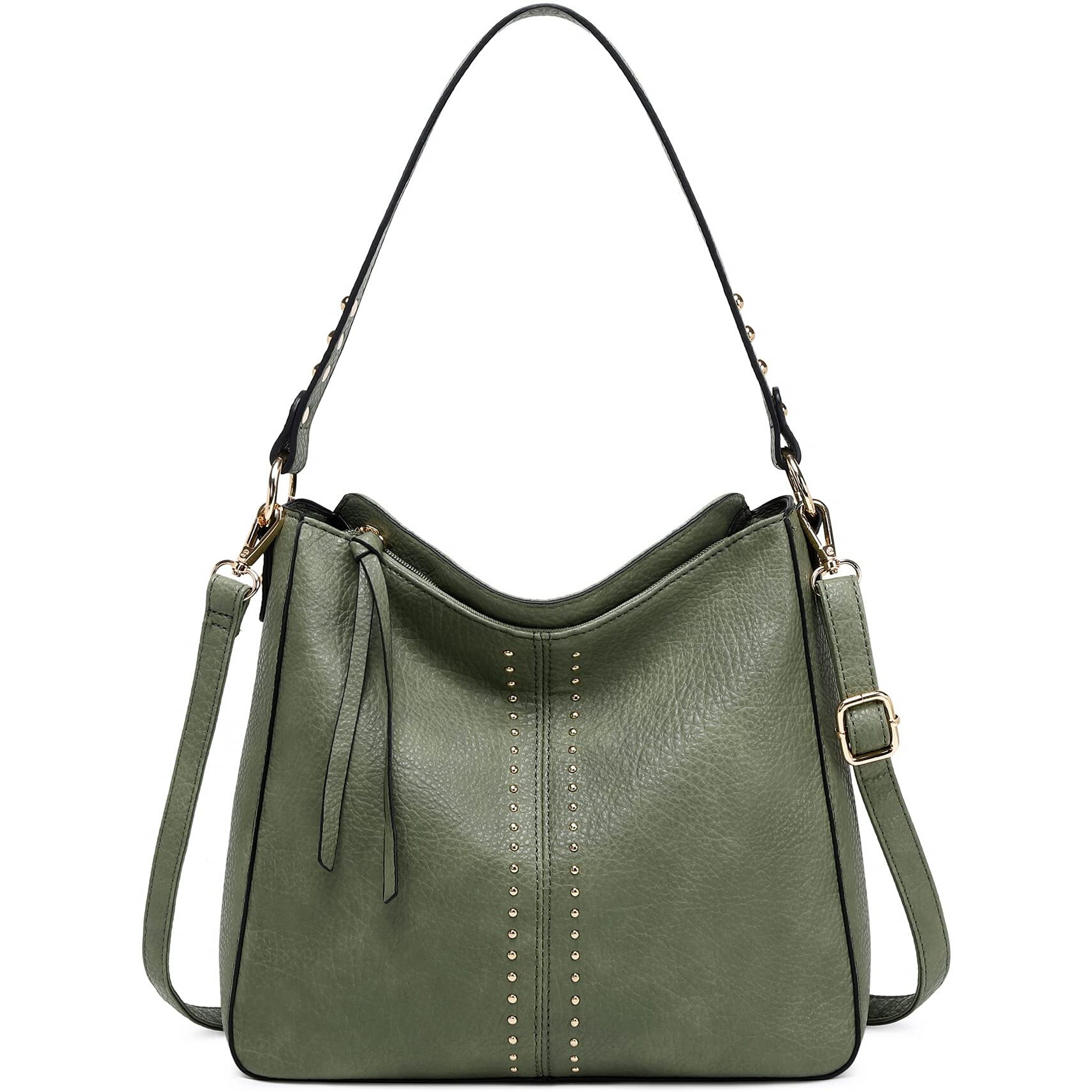 Montana West Hobo Bag For Women Designer Ladies Hobo Bag Bucket Purse Totes Bag Handbags Chic Shoulder Bag,B2B-Mwc-128-Gn