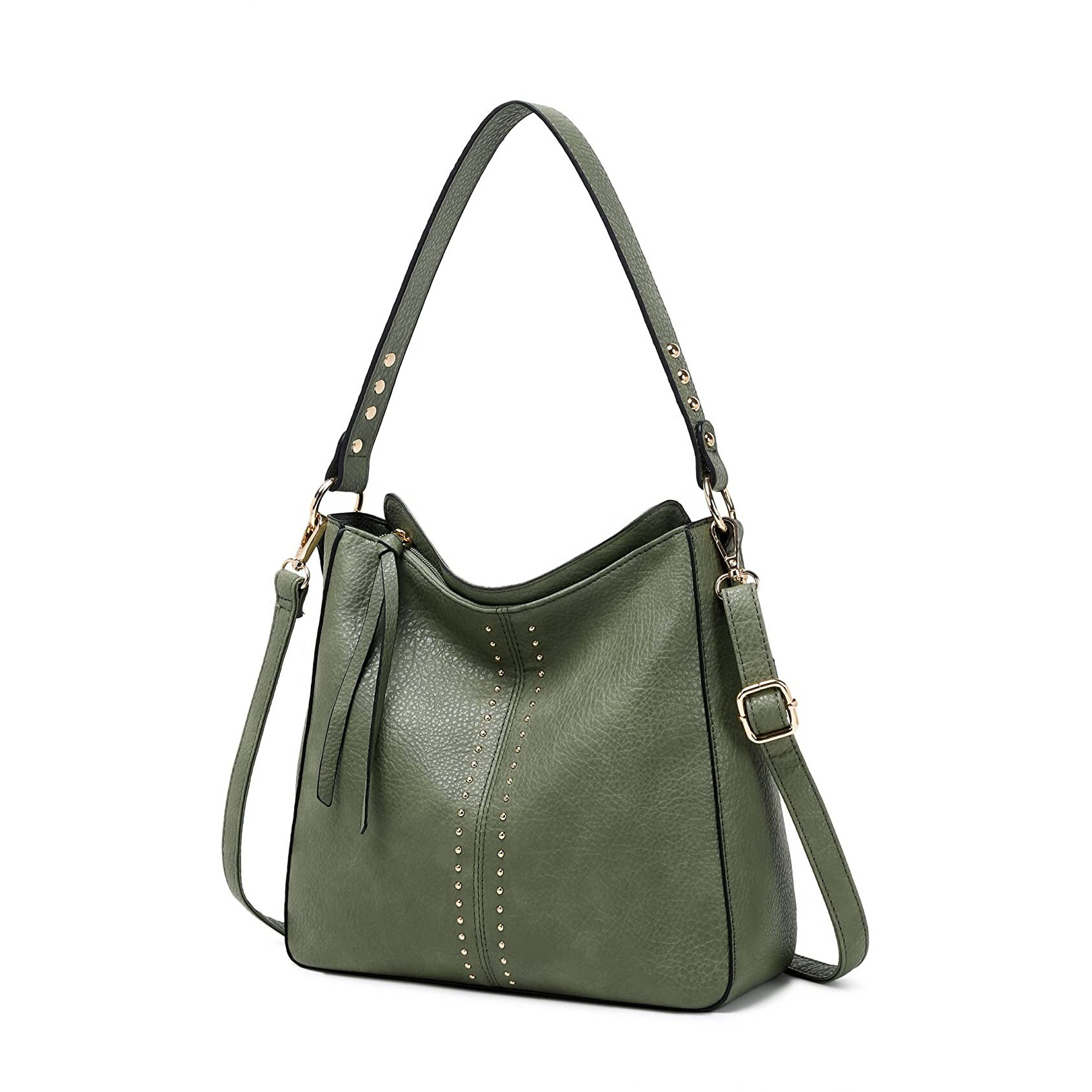 Montana West Hobo Bag For Women Designer Ladies Hobo Bag Bucket Purse Totes Bag Handbags Chic Shoulder Bag,B2B-Mwc-128-Gn
