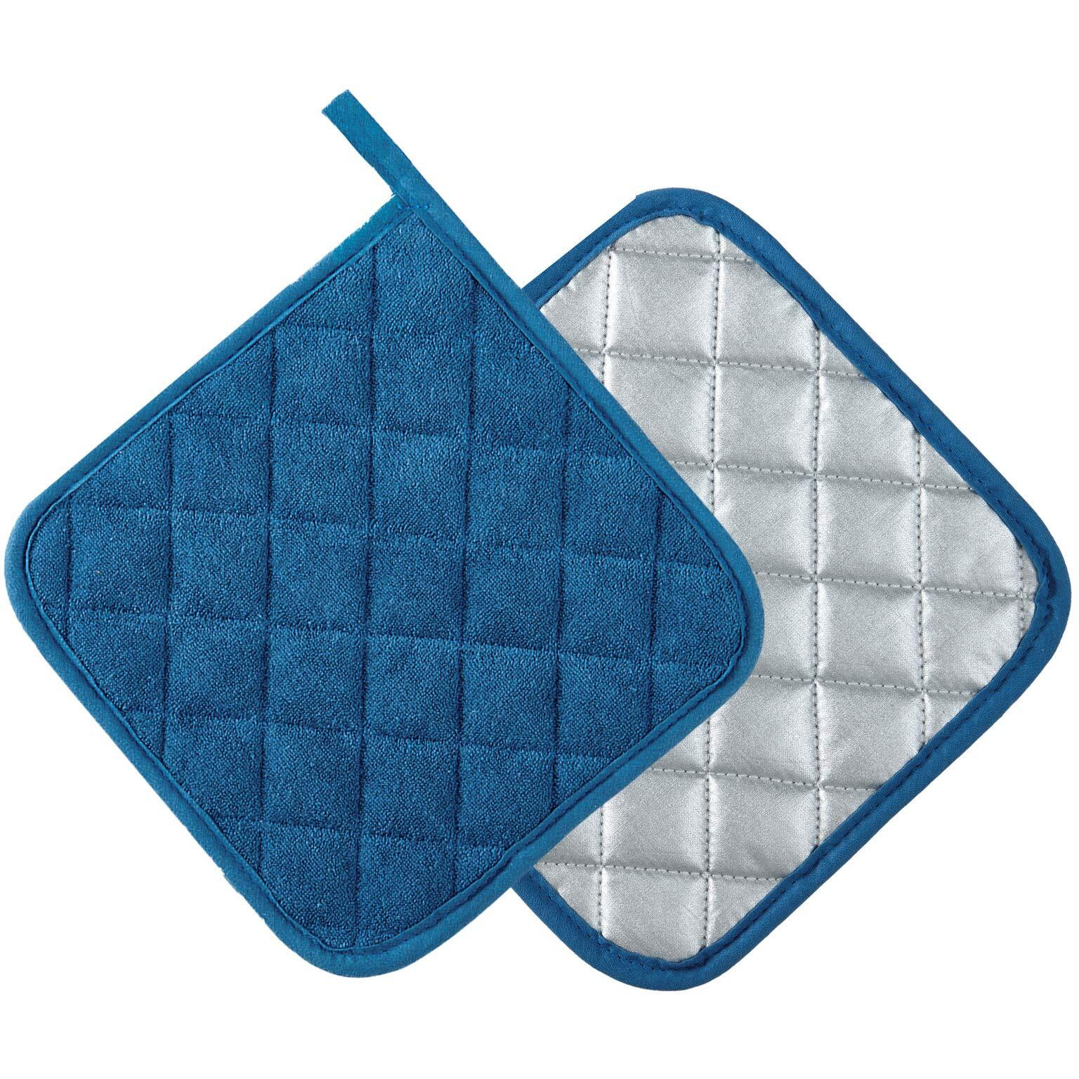 Joyhalo 6 Pack Pot Holders For Kitchen Heat Resistant Pot Holders Sets Oven Hot Pads Terry Cloth Pot Holders For Cooking Baking