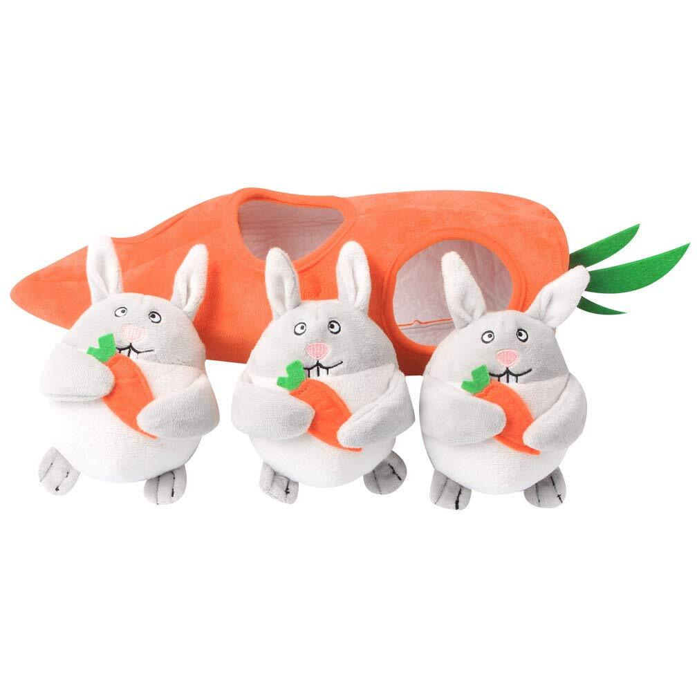 Ifoyo Hide And Seek Dog Puzzle Toys, Plush Interactive Puppy Toys For Small, Medium Dogs, Easter Puppy Essentials
