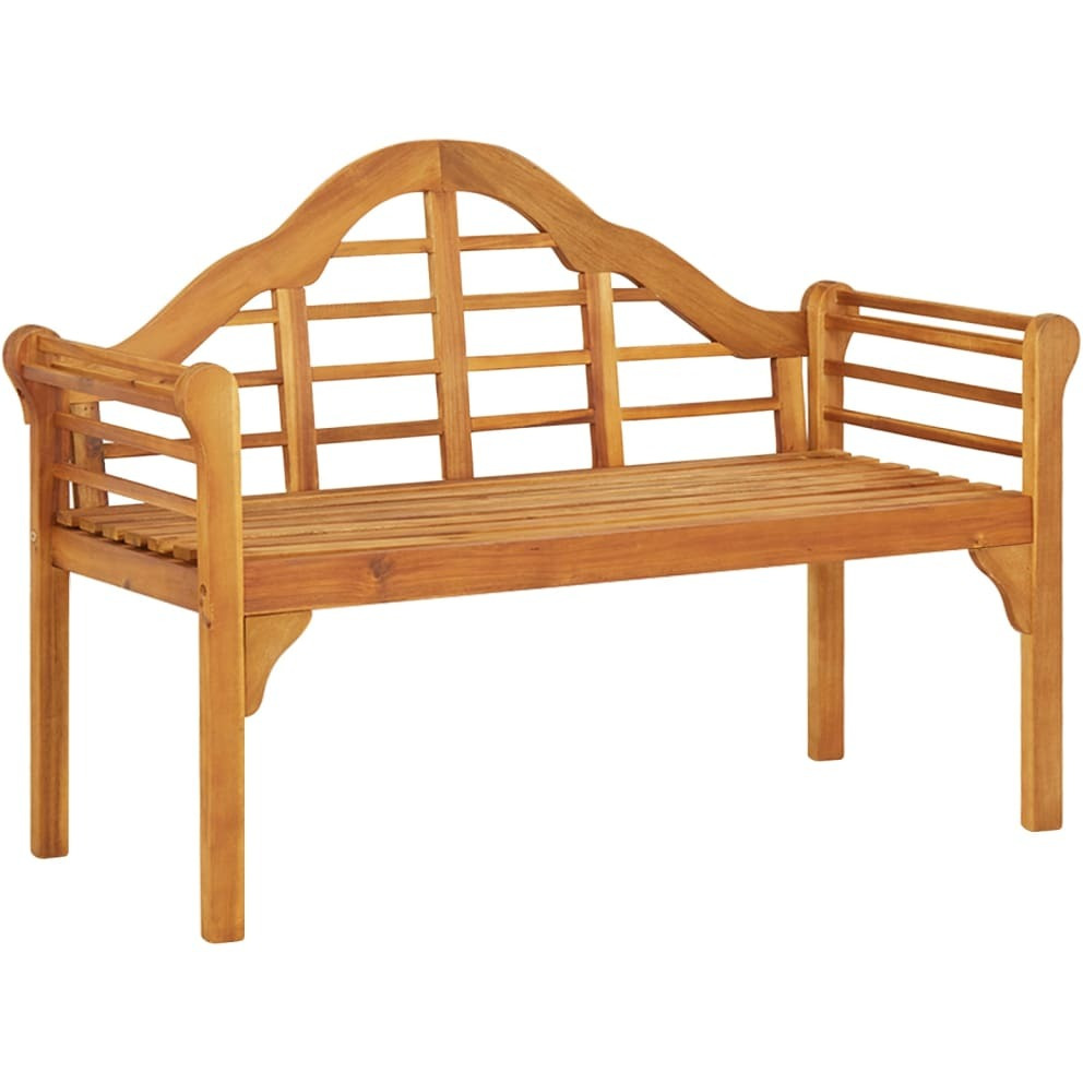 Vidaxl Patio Bench 49.2"" Solid Wood Acacia