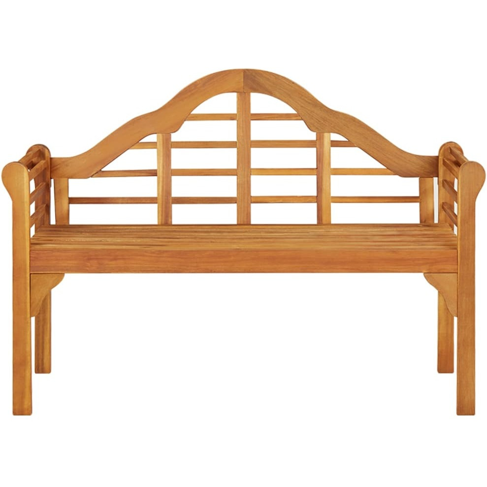 Vidaxl Patio Bench 49.2"" Solid Wood Acacia