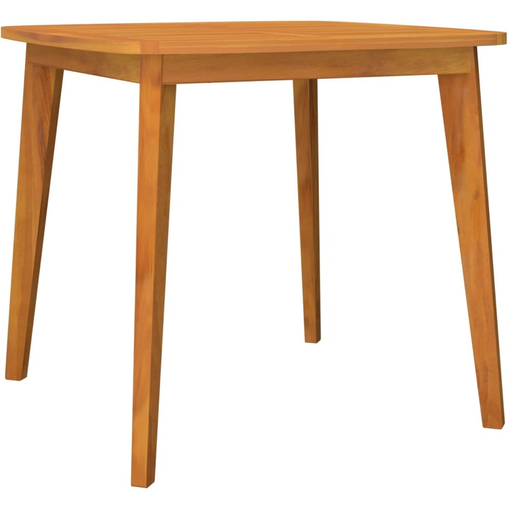 Vidaxl Patio Table 33.5"&quotX33.5"&quotX29.5"" Solid Wood Acacia