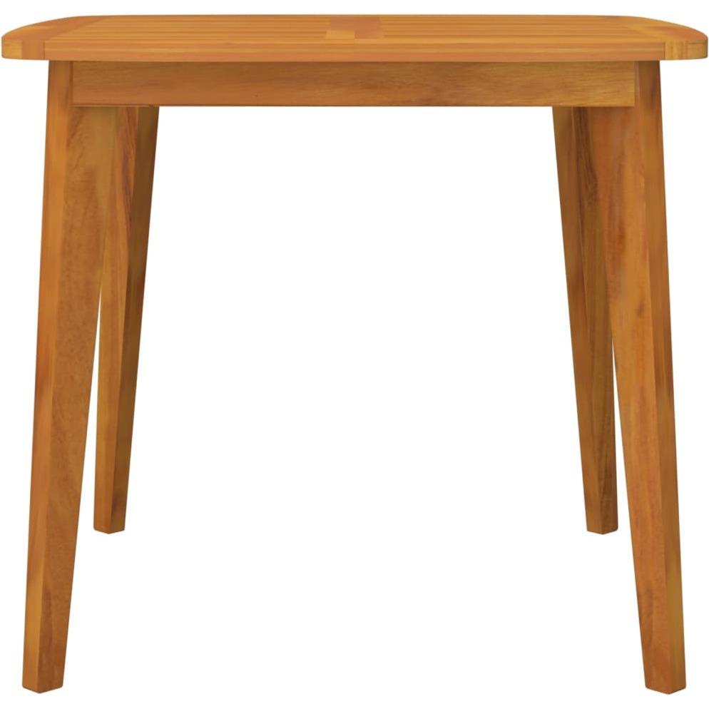 Vidaxl Patio Table 33.5"&quotX33.5"&quotX29.5"" Solid Wood Acacia