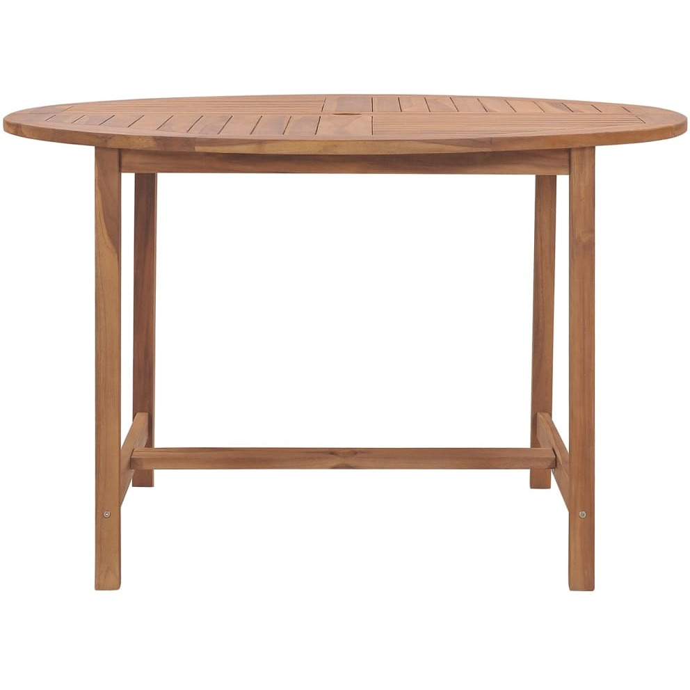 Vidaxl Patio Dining Table 43.3"&quotX29.5"" Solid Wood Teak