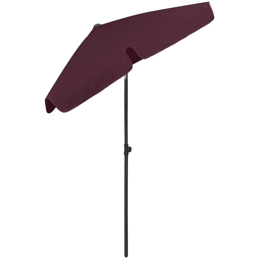 Vidaxl Beach Umbrella Bordeaux Red 70.9"&quotX47.2""