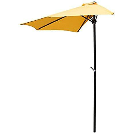 9-Foot Half Round Wall Hugger Umbrella