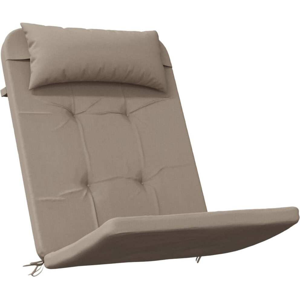 Vidaxl Adirondack Chair Cushions 2 Pcs Taupe Oxford Fabric