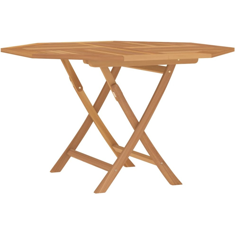 Vidaxl Folding Patio Table 47.2"&quotX47.2"&quotX29.5"" Solid Wood Teak