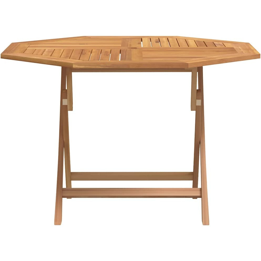 Vidaxl Folding Patio Table 47.2"&quotX47.2"&quotX29.5"" Solid Wood Teak