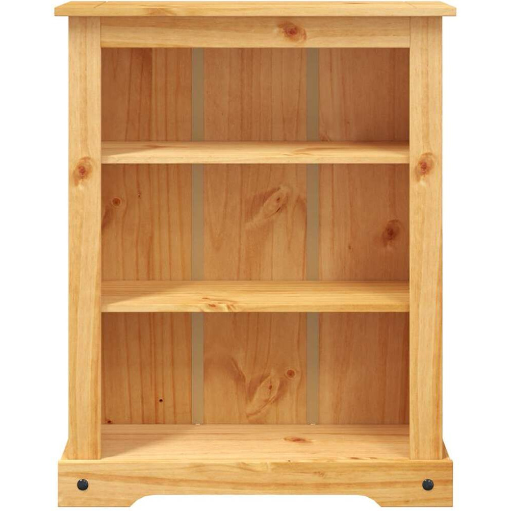 Vidaxl 3-Tier Bookcase Mexican Pine Corona Range 31.9"&quotX11.4"&quotX39.4""