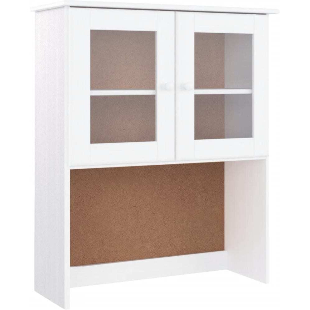 Vidaxl Dresser Top Alta White 30.3"&quotX11.8"&quotX36.2"" Solid Wood Pine