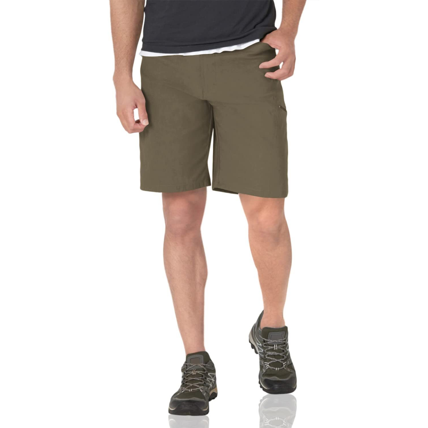 Wrangler Authentics Men's Performance Comfort Flex Cargo Short, Morel, 38
