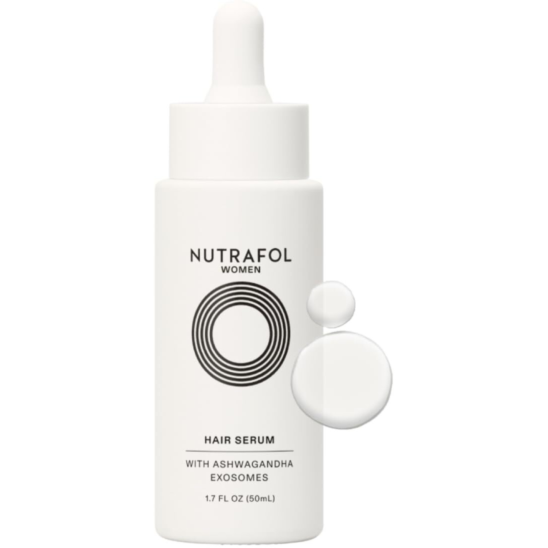 Nutrafol Women's Hair Serum, Supports Visibly Thicker And Stronger Hair, Vegan, Lightweight And Fast-Absorbing - 1.7 Fl Oz, 1 Bottle - 1.7 Fl Oz, 1 Bottle