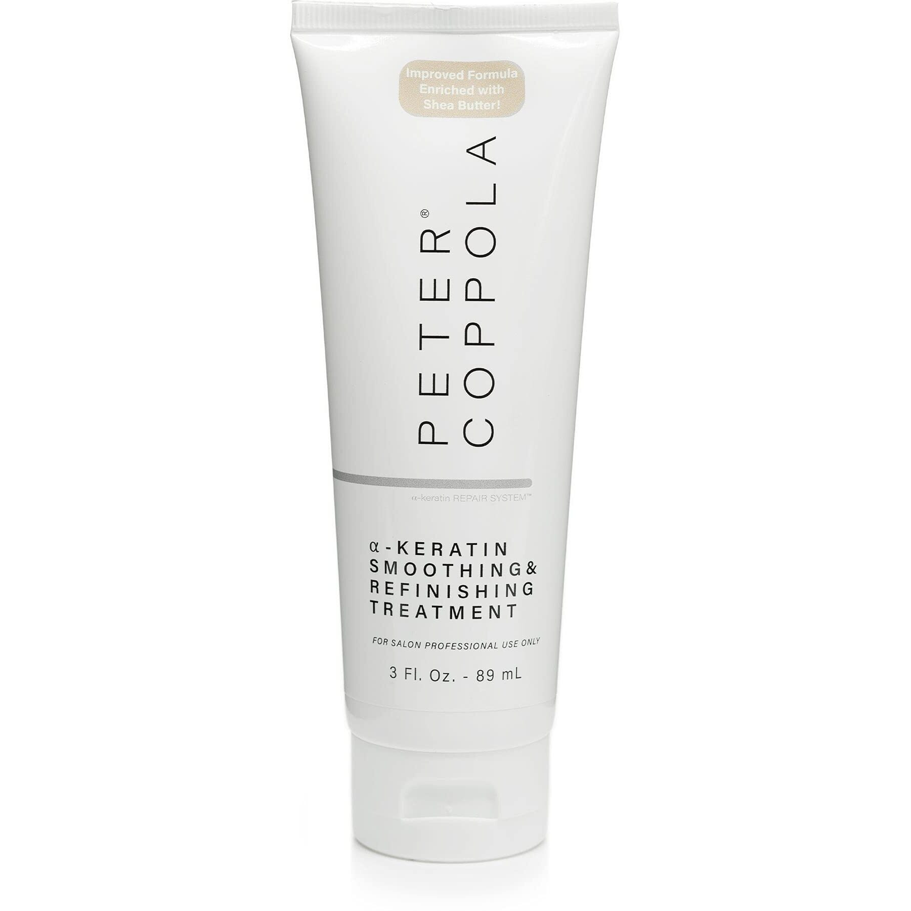 Peter Coppola A-Keratin Smoothing & Refinishing Treatment - Semi-Permanent - Improved Formula Enriched With Shea Butter - Nourishes, Repairs, Shields The Hair - Formaldehyde-Free, Aldehyde-Free (3 Ounce)