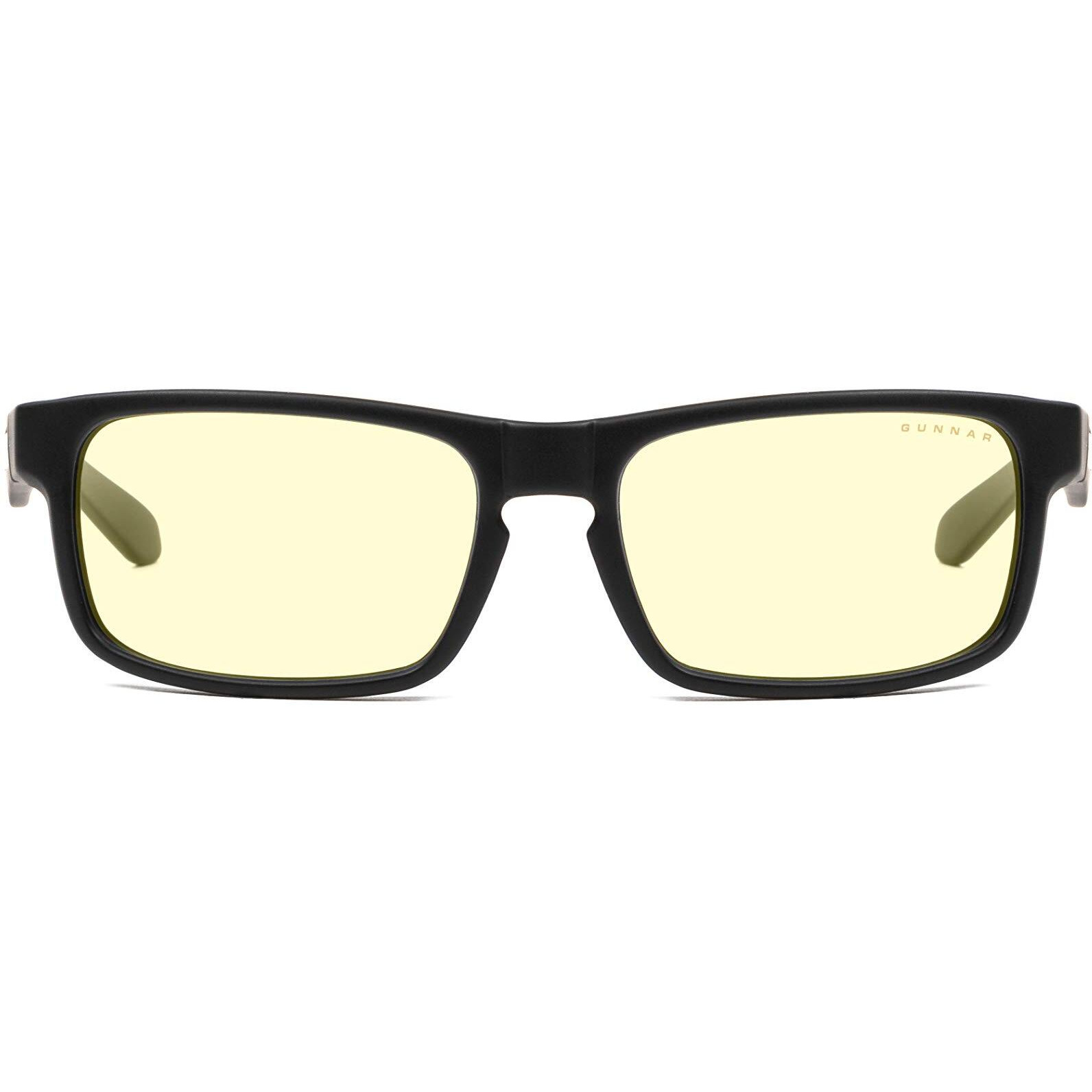 Gunnar - Premium Gaming And Computer Glasses - Blocks 65% Blue Light - Enigma, Onyx, Amber Tint
