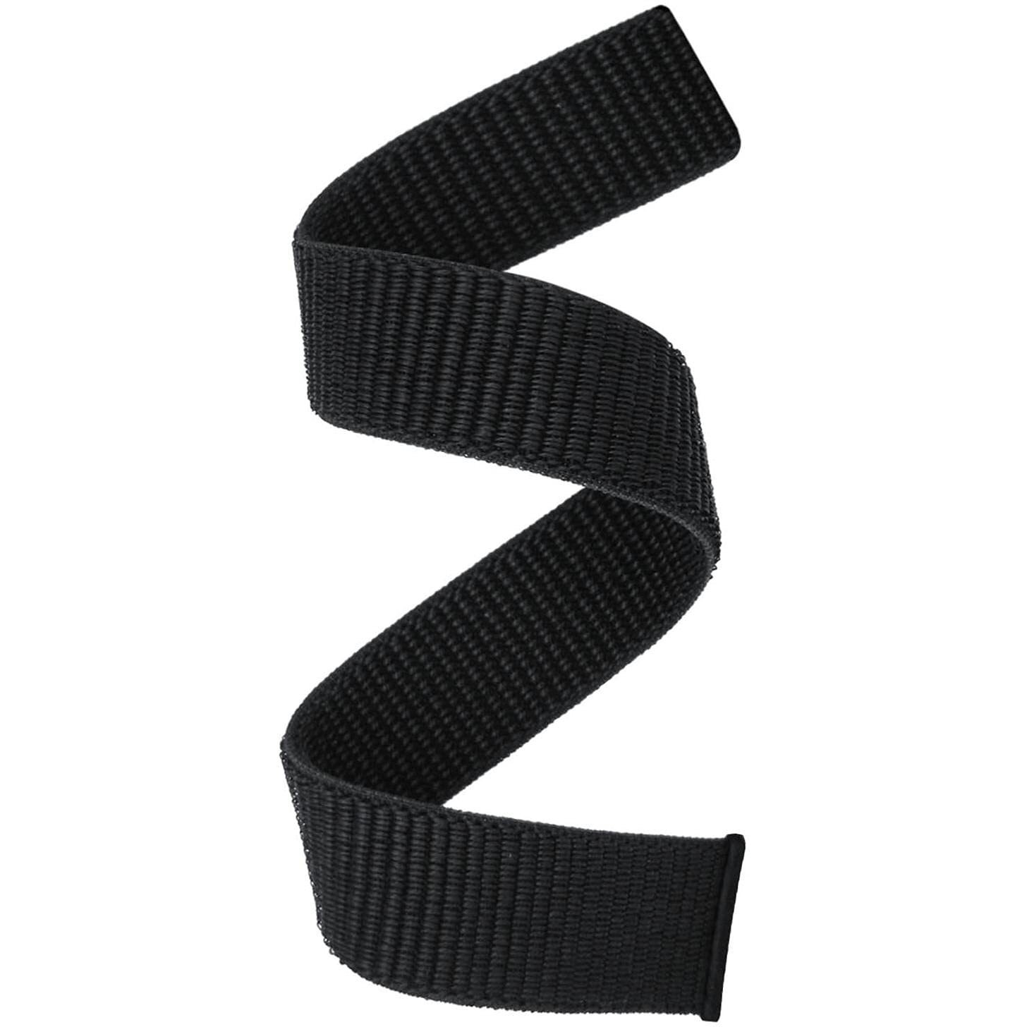 Abanen Hook And Loop Quick Dry Watch Band For Fenix 6/ 5/ 7/Epix 2, 22Mm Woven Nylon Ultralight Sport Wristband Strap For Garmin Fenix 6 Pro/Sapphire,Instinct,Forerunner 955 (Black)