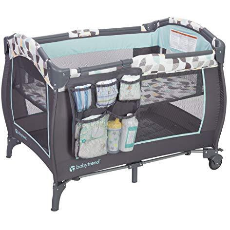 Baby Trend Trend-E Nursery Center Playard, Doodle Dots
