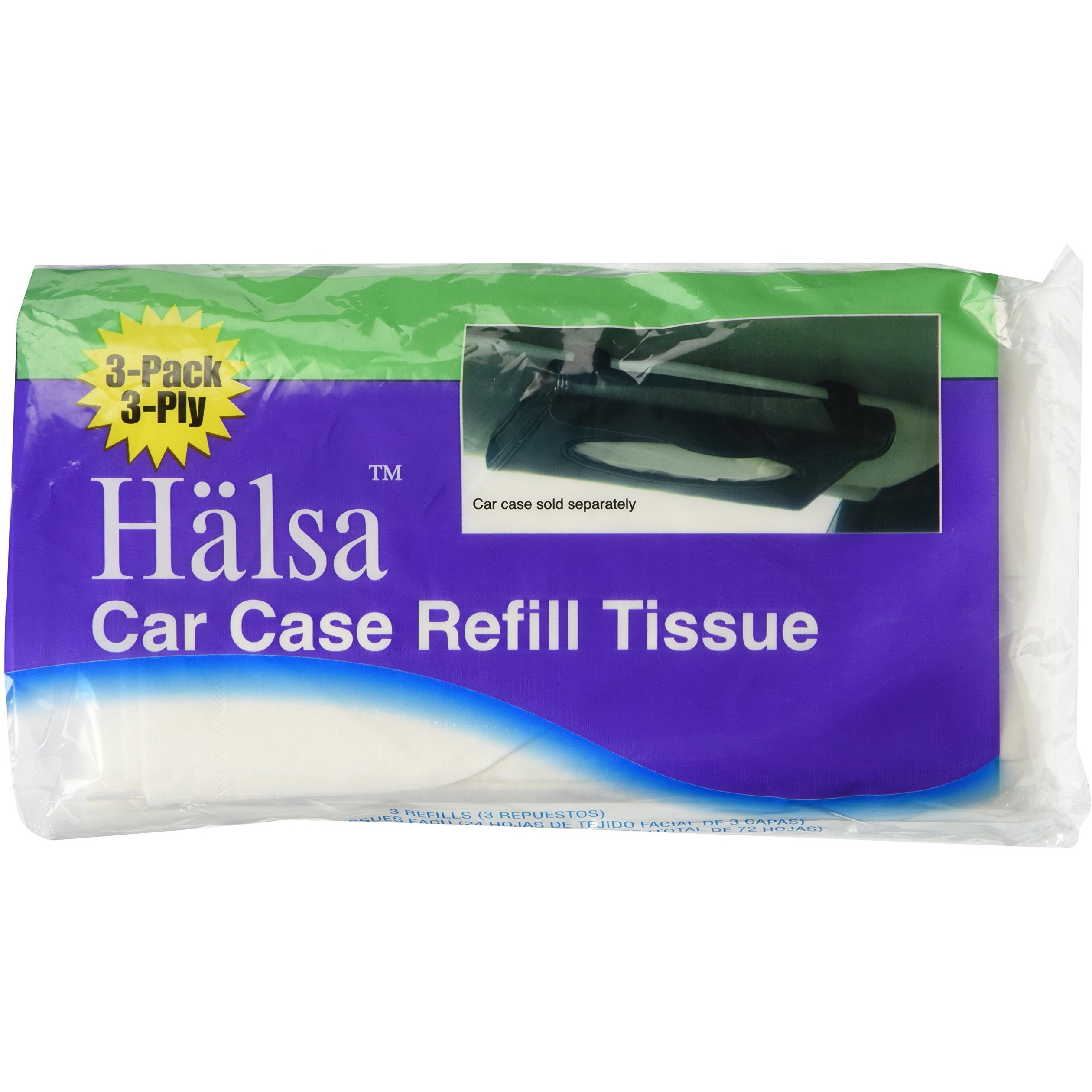 Halsa Ts3 Auto Visor Tissue Refills, 3 Piece