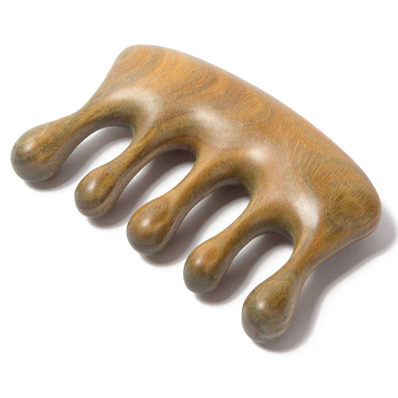 Moreinday Massage Comb Scalp Massage Comb Green Sandalwood Head Massager For Hair Growth Hair Massage Wood Gift For Women Men