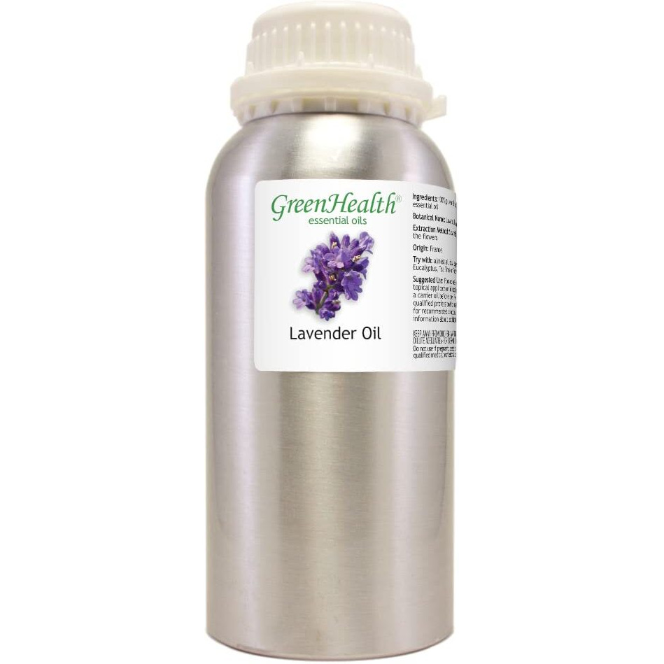 Greenhealth - Lavender Essential Oil - 16 Fl Oz - Aluminum Bottle