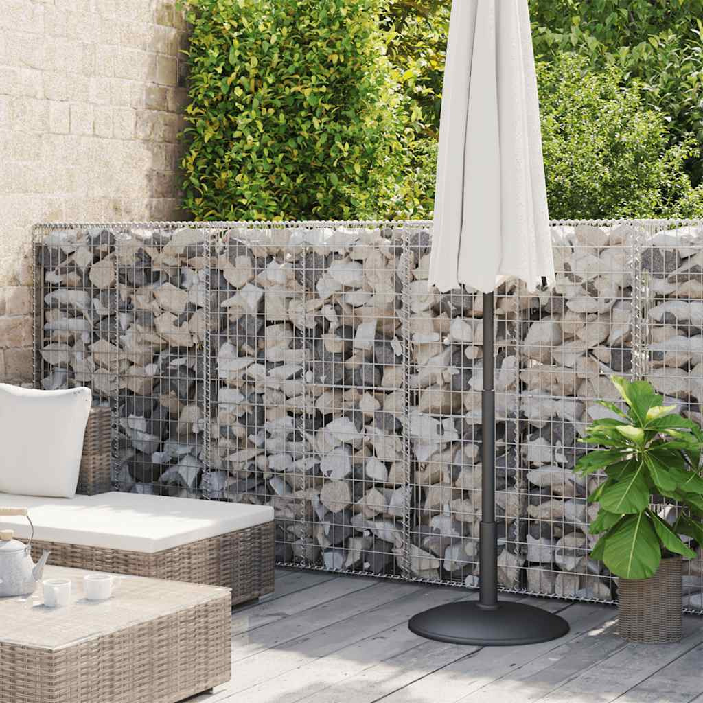 Vidaxl Gabion Basket Galvanized Steel 118.1"&quotX11.8"&quotX39.4""