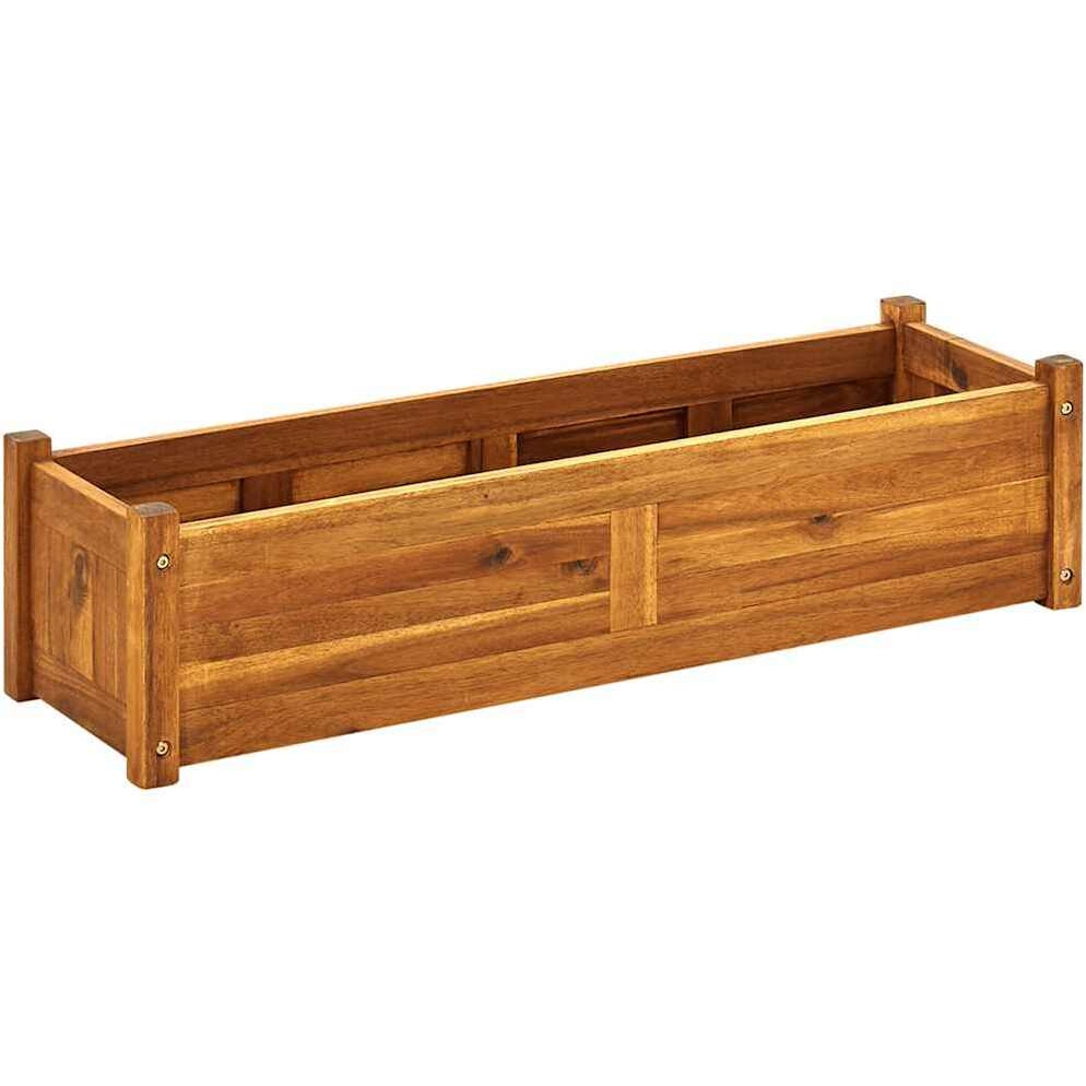 Vidaxl Garden Raised Bed Acacia Wood 39.4"&quotX11.8"&quotX9.8""