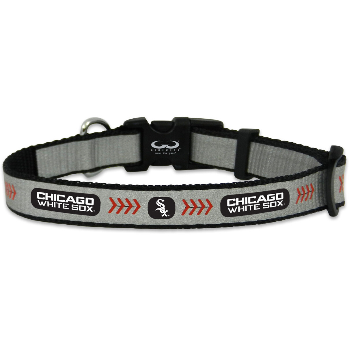 Chicago White Sox Pet Collar Reflective Baseball Size Toy Co