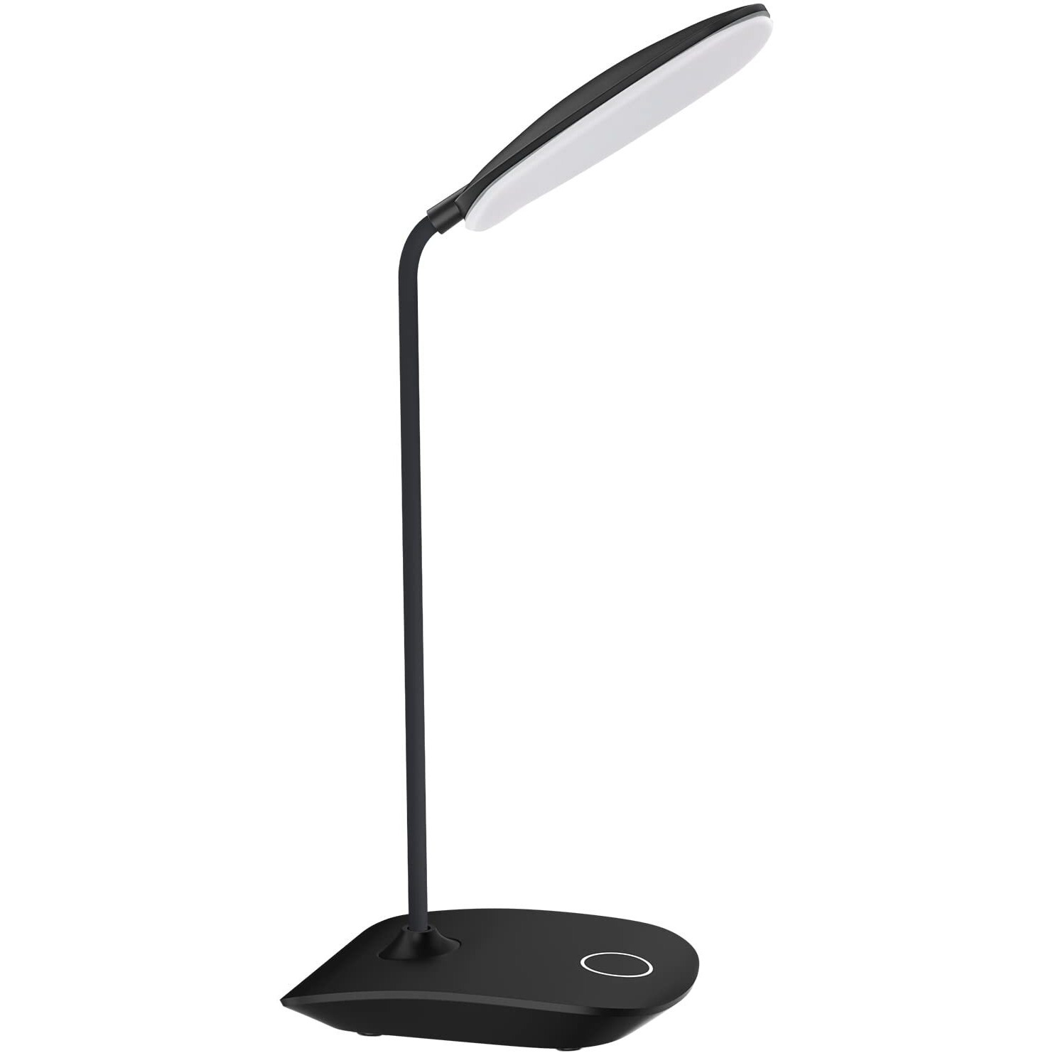 Deeplite Led Desk Lamp With Flexible Gooseneck 3 Level Brightness, Battery Operated Table Lamp 5W Touch Control, Compact Portable Lamp For Dorm Study Office Bedroom, Eye-Caring And Energy Saving