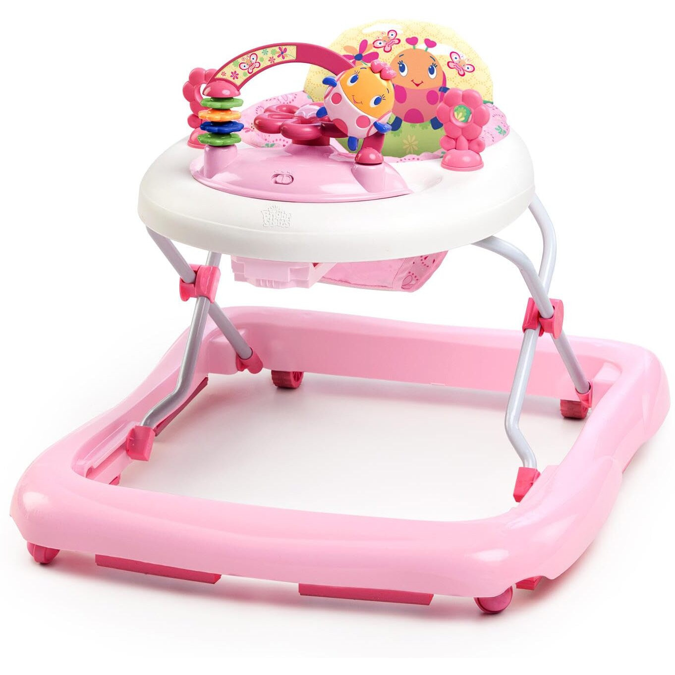 Bright Startsajuneberry Walk-A-Bout Walker With Easy Fold Frame For Storage, Ages 6 Months +