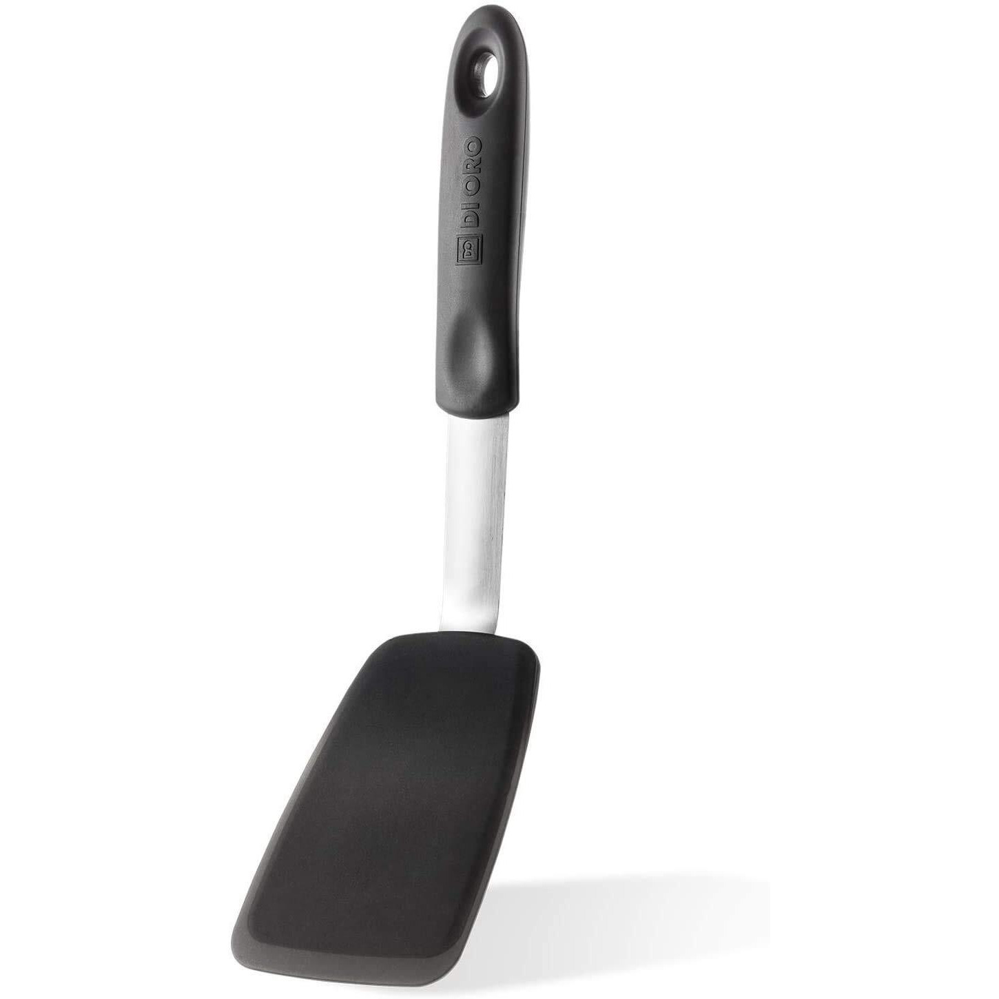 Di Oro Egg Spatula - Silicone Turner Spatula For Cooking - Spatula For Nonstick Cookware Heat-Resistant - High Heat Thin Spatula & Flexible Turner - Kitchen Flipper Bpa Free & Dishwasher Safe